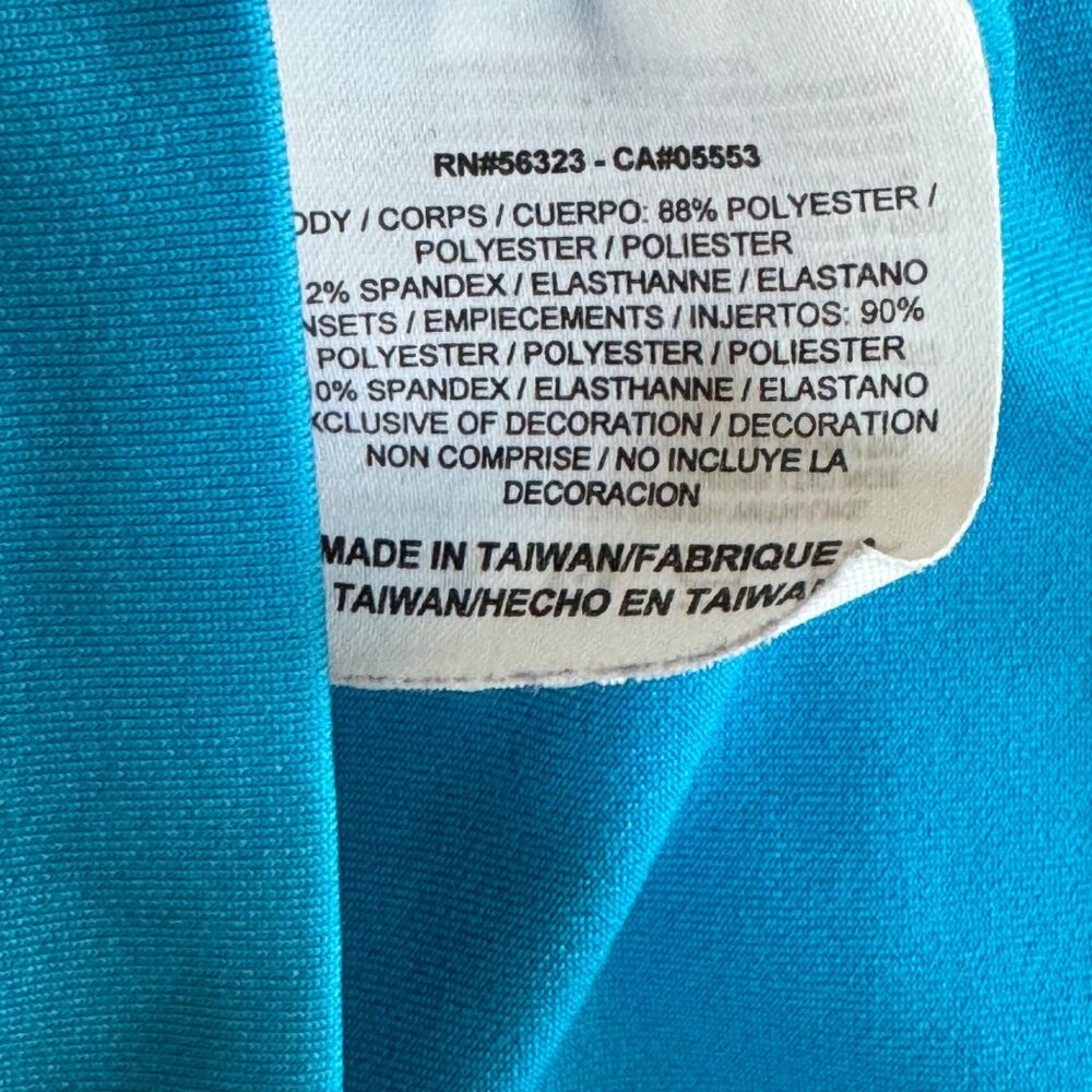 Nike Golf Tour Performance Dri Fit Polo Shirt Men XL Blue Colorblock S/S Logo S - Picture 4 of 14